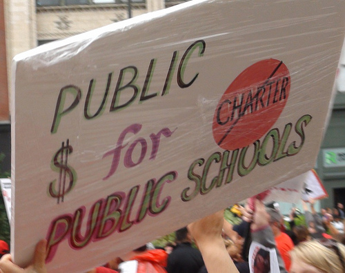 From Day 4 of the Chicago Teachers Union strike. (Flickr/Creative Commons)