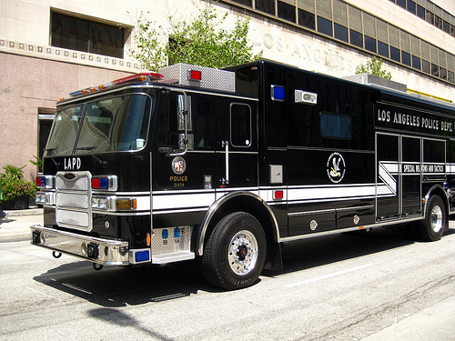 LAPD were on hand to assist in securing the school. (Creative Commons)