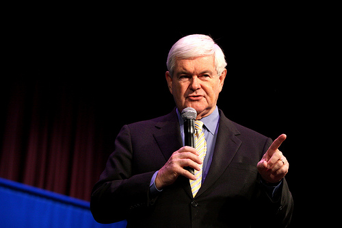 Gingrich at the Western Republican Leadership Conference, Las Vegas, October 2011. (Gage Skidmore/Flickr)