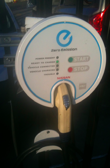 EV charger (Photo by Krista Levy)