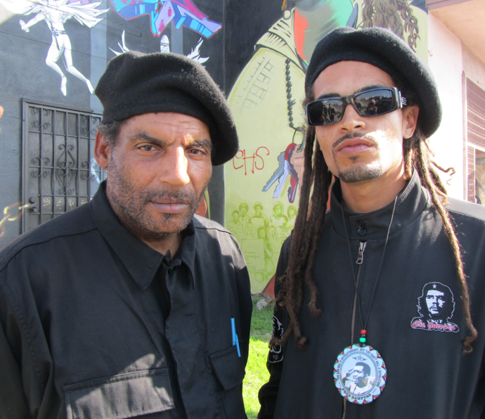 Members of the Black Riders Liberation Party (Photo by Subrina Hudson)