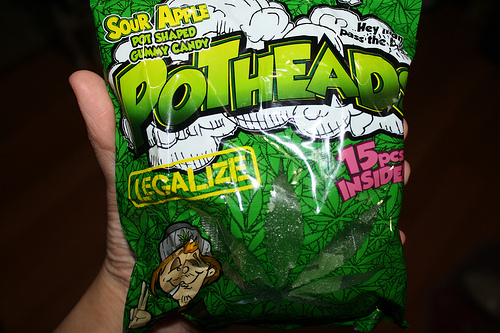 Anti-drug activists say Pothead Sour Gummy Candy trivializes drug use. (Creative Commons)