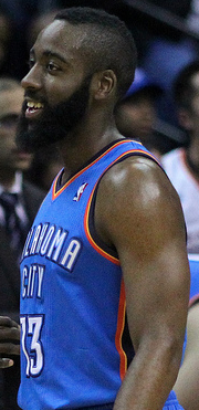 Thunder guard James Harden has embraced his role as first man off the bench (Keith Allison/Creative Commons).