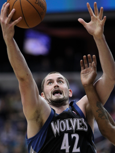 Kevin Love shed some pounds, but has increased his offensive production this season. (Keith Aliison/Creative Commons).