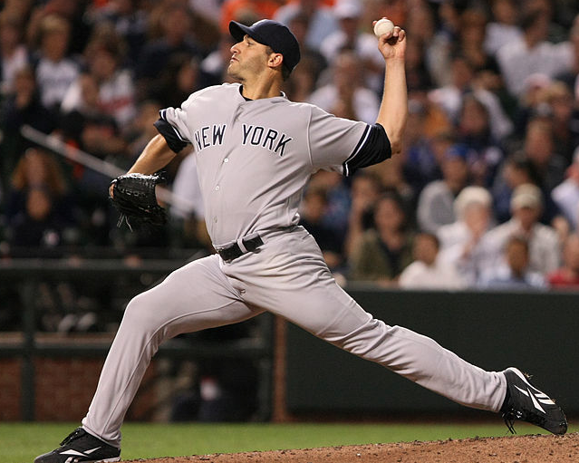 Andy Pettitte has ample playoff experience to draw upon. (Keith Allison/Creative Commons)
