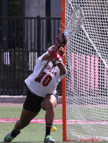 Anjali Thota has been a member of all but one of Chapman's official women's lacrosse's teams. (Larry Newman/Chapman Athletics)