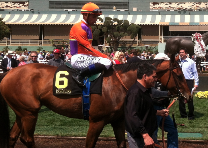 Beholder before the race. (Alex Norwick/Neon Tommy) Beholder before the race. (Alex Norwick/Neon Tommy)