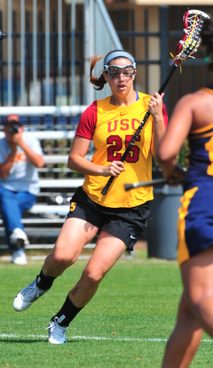 USC's Caroline de Lyra hails from Brightwaters, N.Y. (Dan Avila)