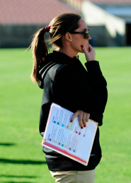 In addition to coaching USC, Munday plays for the national team. (Jenn Kassar) 