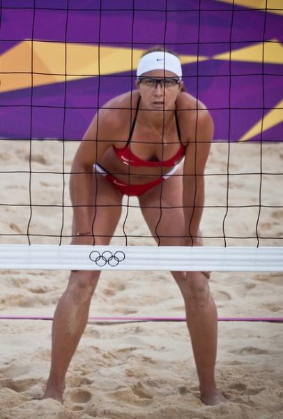 Misty May-Treanor and partner Kerri Walsh Jennings dropped just one set in London. (AlexGround/Creative Commons)