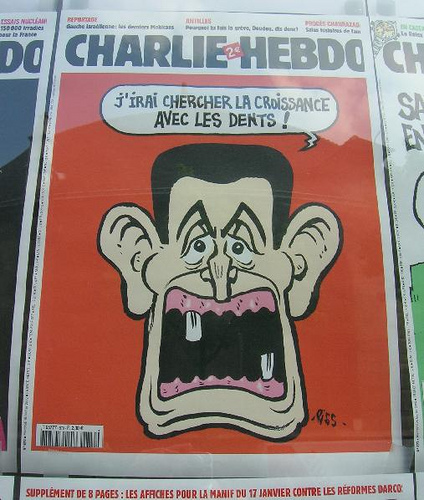 Charlie Hebdo published the cartoons after days of violent protests against the film "Innocence of Muslims." (Creative Commons)