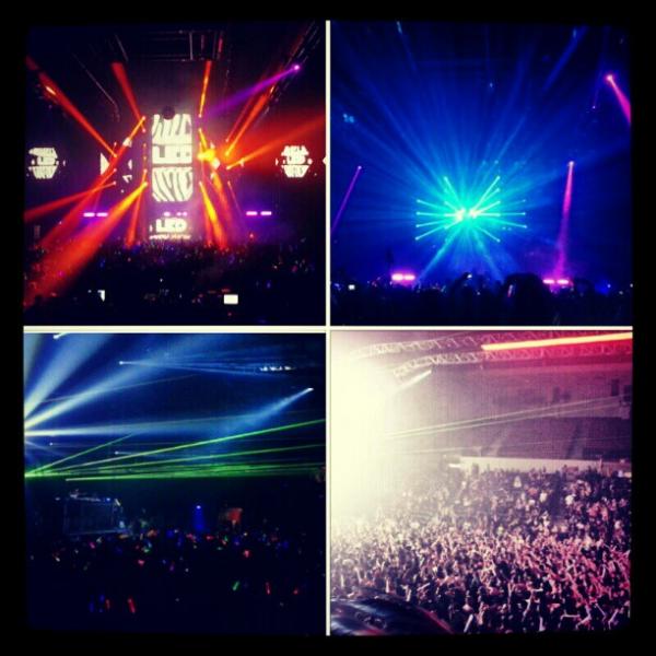 Views of the arena on New Year's Eve (Tanaya Ghosh / Instagram) Views of the arena on New Year's Eve (Tanaya Ghosh / Instagram)