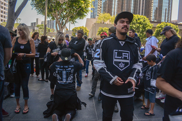 Kings fans are passionate about their team, especially on social media. (Neon Tommy)