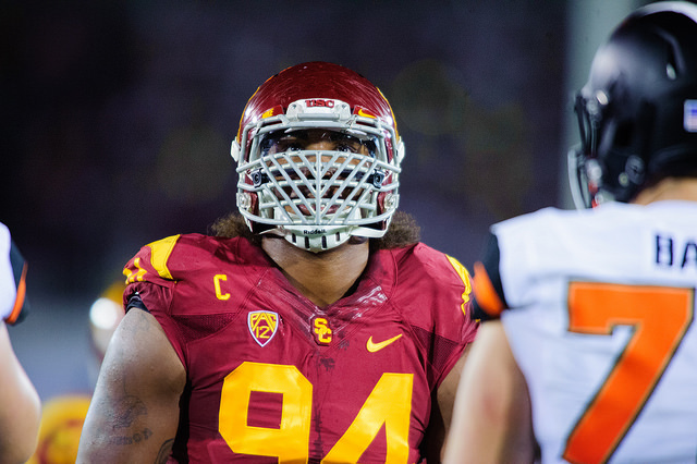 Leonard Williams and the Trojan D-line will be key to stopping Brett Hundley. (Neon Tommy)