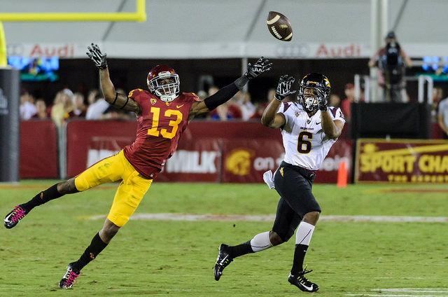 The Trojan players deserve more fault than the coaches for Saturday's loss. (Ben Dunn/Neon Tommy)