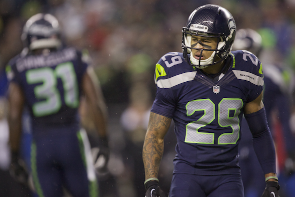 Earl Thomas leads the Legion of Boom down to the Bay. (Drew Sellers/Creative Commons)