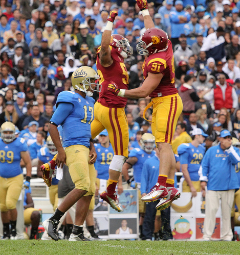 Oh how sweet it would be to take the Pac-12 South with a victory over the rival Bruins. (James Santelli/Neon Tommy)
