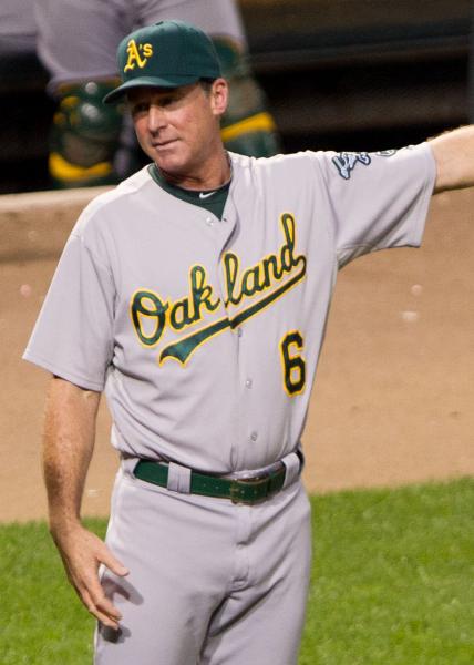 Bob Melvin looks to right his ship tonight in Kansas City. (Keith Allison/Wikimedia Commons)