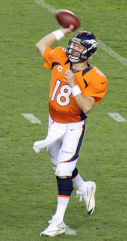 Peyton Manning will air it out against the league's worst pass defense. (Wikimedia Commons)