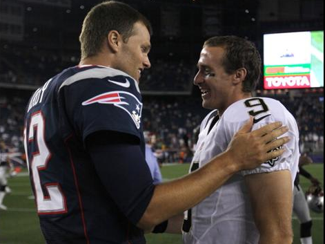Two of the most prolific QBs of our generation sqaure off in Foxboro. (Steve DelVecchio/Flickr)