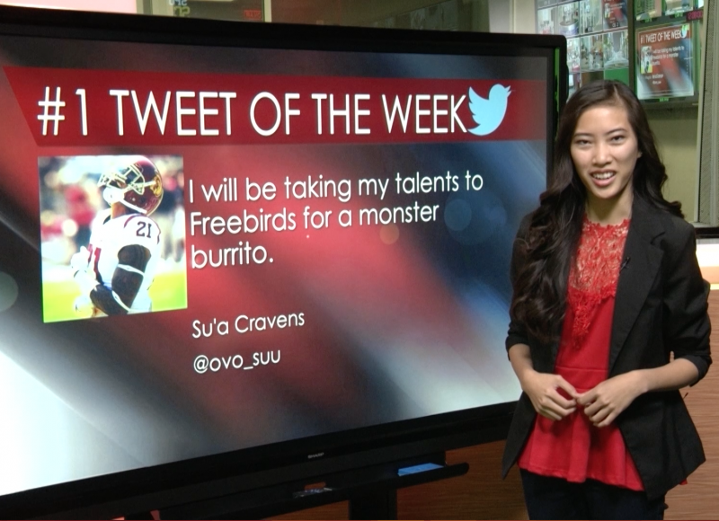 Presenting Beverly Pham with Athlete Tweets of the Week.