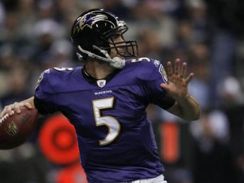 No longer in a contract year, Joe Flacco was been mediocre. (Wikimedia Commons)