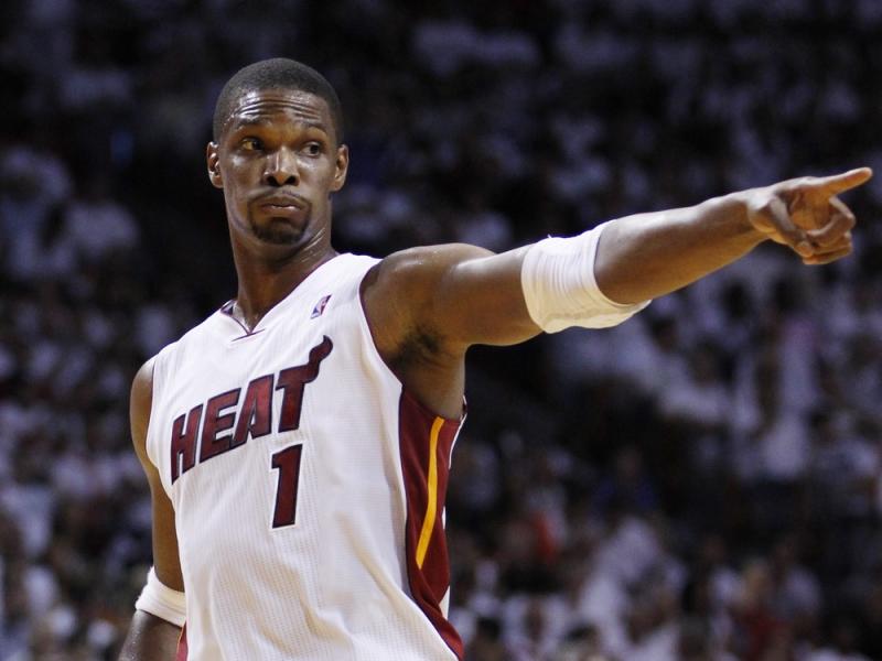 Chris Bosh has been impressive this season without LeBron. (Wikimedia Commons)