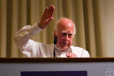Peter Higgs, one of the winners of the Nobel Prize for Physics. (Andrew Ranicki/Wikimedia Commons