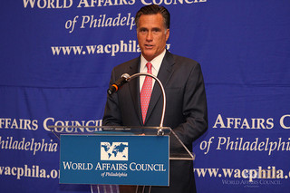 Romney's speech at the RNC will be a defining moment for his presidential campaign. (World Affair Council of Philadelphia/Flickr)