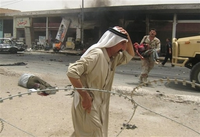 A Baqouba bombing in 2008. (via Creative Commons user Jametiks)