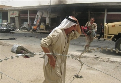 A Baqouba bombing in 2008. (via Creative Commons user Jametiks) A Baqouba bombing in 2008. (via Creative Commons user Jametiks)