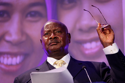 President Yuweri Museveni of Uganda, speaking at the London Summit on Family Planning in 2012. (Image via Russell Watkins/Department for International Development) President Yuweri Museveni of Uganda, speaking at the London Summit on Family Planning in 2012. (Image via Russell Watkins/Department for International Development)