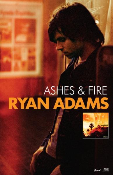 "Ashes and Fire" shows a new side of Adams. 