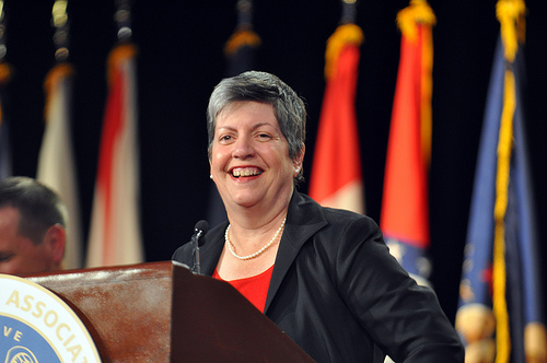 Department of Homeland Security, headed by Secretary Janet Napolitano, announced certain immigrant deportations will not occur. (The National Guard/Flickr)
