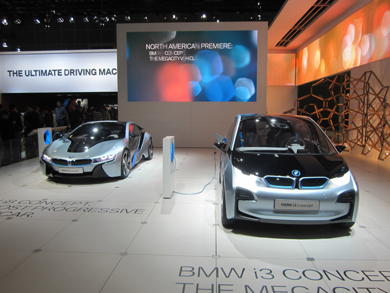 The BMW i3 and i8 concept cars (Natalie Fung)