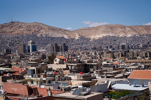 Syrian troops reportedly took parts of the capital Sunday (Creative Commons)