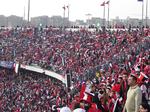Fans watching Egypt at the Africa Cup of Nations (Creative Commons)