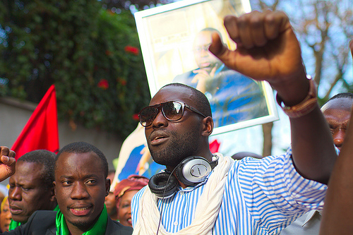 Anti-Wade demonstrators in Paris last year (Creative Commons)