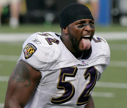 In case you haven't heard, it's Ray Lewis' last game. (Keith Allison/Creative Commons)