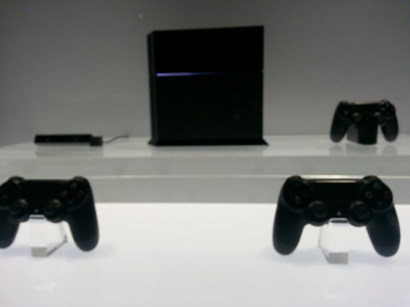 The Playstation 4 on display (Eric Parra) The Playstation 4 on display (Eric Parra)