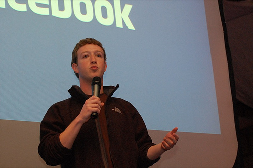 Zuckerberg and his Facebook (Creative Commons)