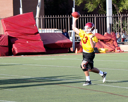 Max Wittek hopes to improve his play this season after a disastrous performance in the Sun Bowl. (Neon Tommy)