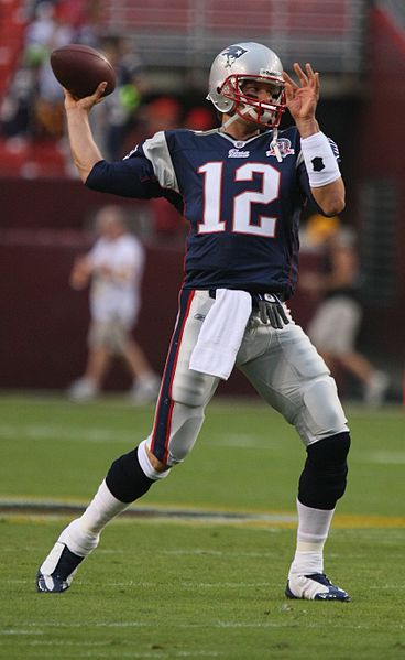 Tom Brady and the Patriots are only one-point favorites against the Saints this week. (Keith Allison, Creative Commons)