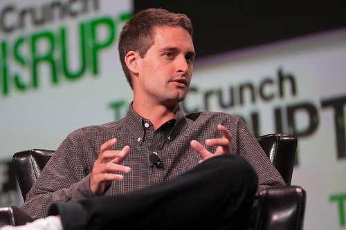 23-year-old CEO Evan Spiegel co-founded Snapchat in a Stanford fraternity house. (Creative Commons)