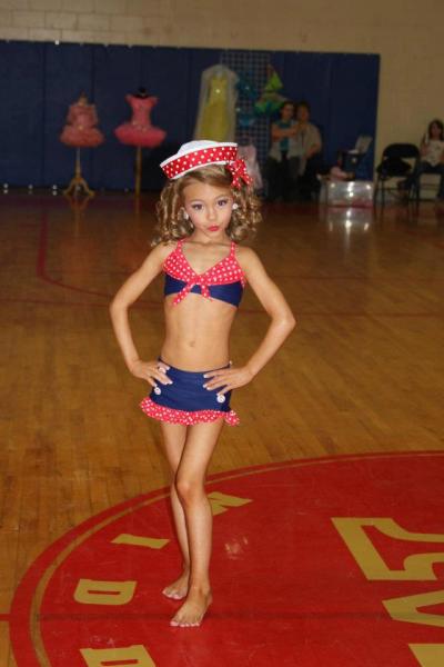 Nine-year-old star of TLC's "Toddlers & Tiaras" Jayla Phillips strikes a pose for the camera. (Courtesy of Andrea Phillips)