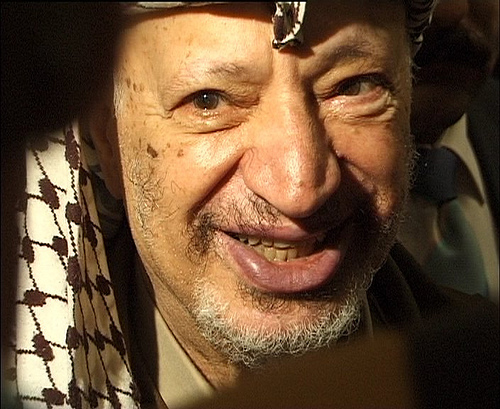 Yasser Arafat. Remains of the Palestinian leader contained high levels of polonium, a radioactive substance. (Creative Commons)