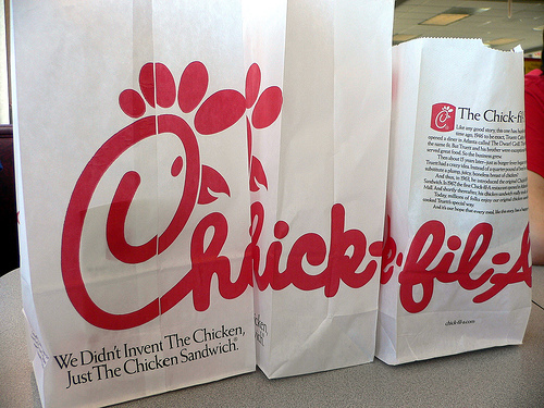 Chick-Fil-A was founded to operate under Christian principles. (Flickr/Scuddr) 