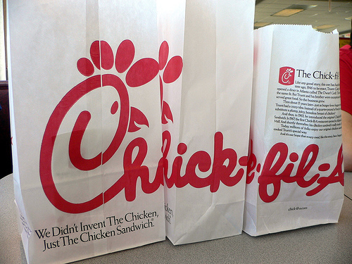 Chick-Fil-A was founded to operate under Christian principles. (Flickr/Scuddr) Chick-Fil-A was founded to operate under Christian principles. (Flickr/Scuddr)