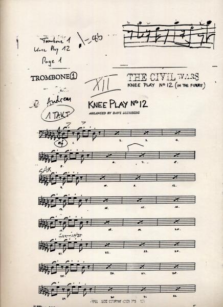 Acquiring the score to David Byrne's segment of "the CIVIL warS" was a serious triumph for Jacaranda, an orchestral production group in Santa Monica. Acquiring it was a serious breach of audience conduct for Neon Tommy's Editorial Cartoonist.