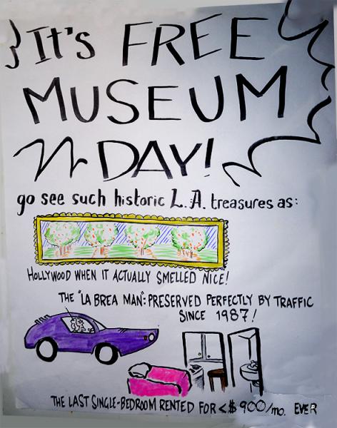Free Museum Day Poster ( Graham Clark Stecklein)